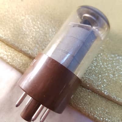 G.E 0% perfect Tight Matched Pair (2) JAN-CG-6V6GTY tNOS AT1000 TESTED Vacuum Tubes military brown base Premium Beam Power 1947-1969 image 11