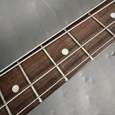 Aria Pro II ZZB Deluxe Explorer Bass Black Yellow Zebra / Tiger image 4