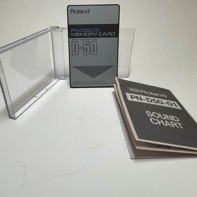 Roland PN-D50-01 ROM Card (additional presets) D50/D550 image 1