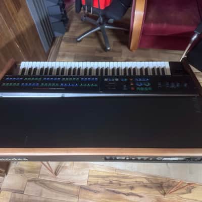 Rhodes Chroma 64-Key 16-Voice Polyphonic Analog Synthesizer 1982 - 1984 - Black w/ Wood Sides image 3
