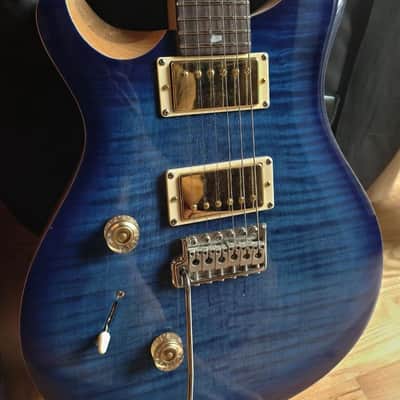 PRS SE Custom 24 Left-Handed 2022 - Faded Blue Burst image 3