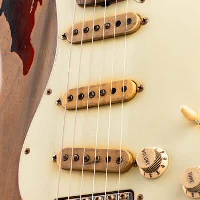 2012 Fender Custom Shop Rory Gallagher Signature Stratocaster - 3-Color Sunburst image 10