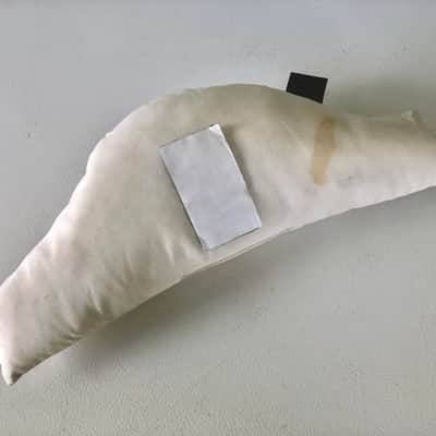 (1) DW BDP2 White Pillow, Accurate Bass Drum Muffling System, Velcro Never Used image 3