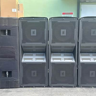 JBL VERTEC VT4889  3 WAY LINE ARRAY SPEAKERS W/ DOLLY & COVERS #343 (LOT OF 4) image 20