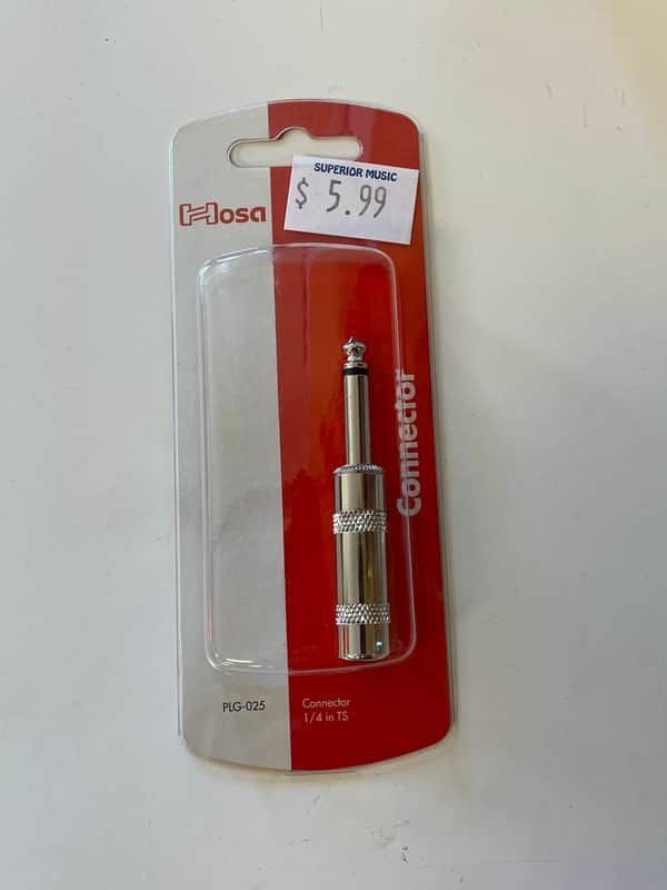Hosa Connector 1/4 in TS image 1