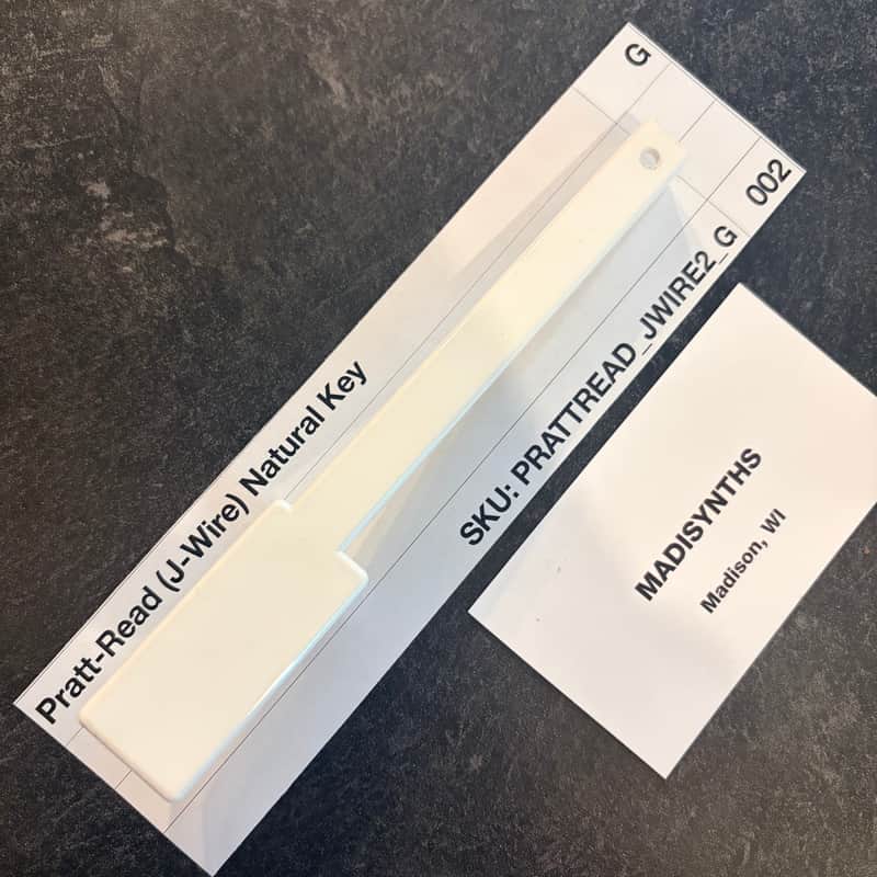 ORIGINAL Pratt Read Replacement G Key (J-Wire Keybeds) for ARP 2500/2600, Moog Minimoog, Oberheim OBX/OBXa/OB8, Sequential Prophet-5/10, PPG Wave 2.2, EML 500, and more image 1