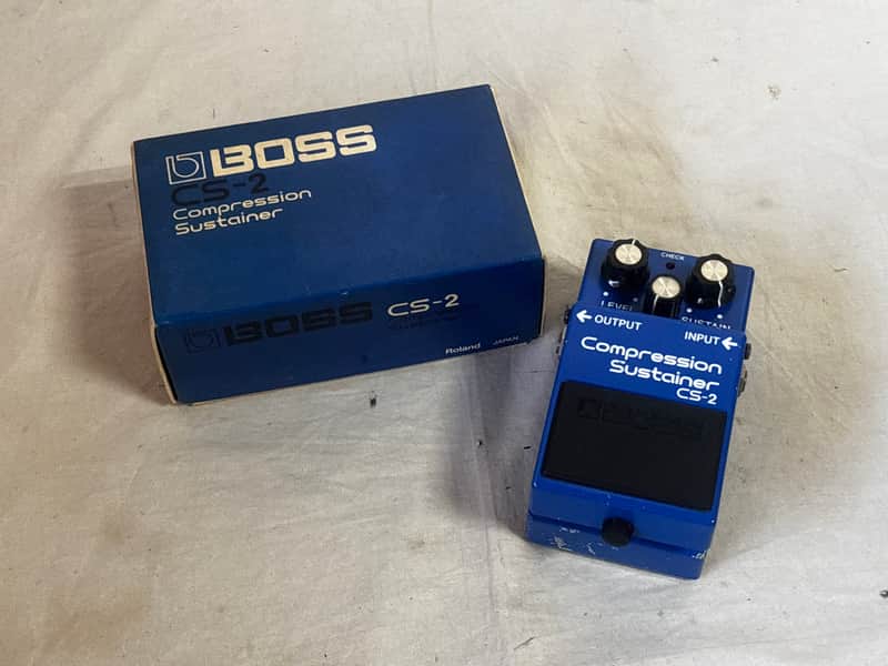 Boss CS-2 Compression Sustainer Black Label Made in Japan w/ box image 1