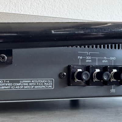 Luxman T-4 'ACCUTOUCH' AM/FM Tuner · Stunning Condition w/ Original Box and Manual !!! image 11