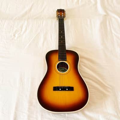 🎸 Vintage 1950s/60s Lark Toy Guitar – Shanghai, China – 19,5" Scale – Sunburst Finish image 2