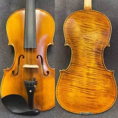 Strad style SONG Maestro 4/4 violin,carving Horse head ,powerful sound image 2