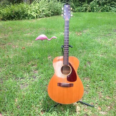 Vintage 70's Yamaha FG 100 Acoustic Guitar image 1