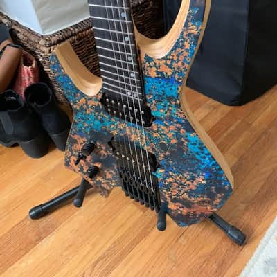 Ormsby Goliath GTR 7 String Left Hand Run 4 Blue Copper image 1