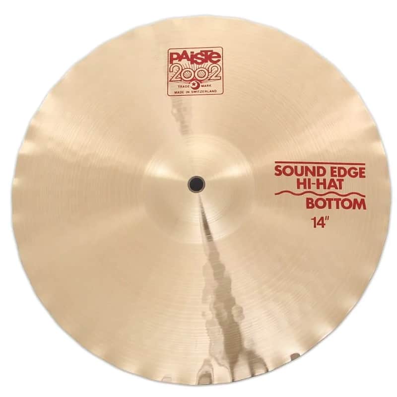Paiste 14" 2002 Sound Edge Hi-Hat Cymbal (Bottom) image 1
