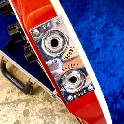 Rickenbacker 365 1966 - Fireglo original vintage USA 360 vibrato stereo image 8