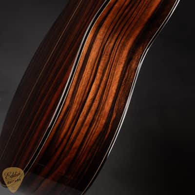 Goodall Parlor 14 Fret Cutaway - Bearclaw Sitka Spruce & Macassar Ebony image 13
