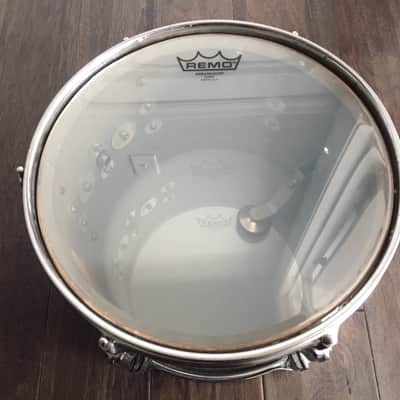 Vintage Rogers Dayton Era Holiday 12" x 8" Rack Tom Tom Drum 1967 Black Strata image 5