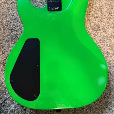 Jackson JS Series JS1X Dinky Minion with Amaranth Fretboard 2018 - 2021 - Neon Green image 4