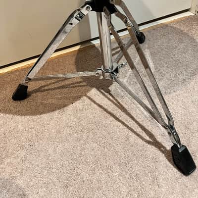 DW DWCP5100 5000 Series Round Drum Throne with Oversized Locking Nut 2010s - Chrome image 2