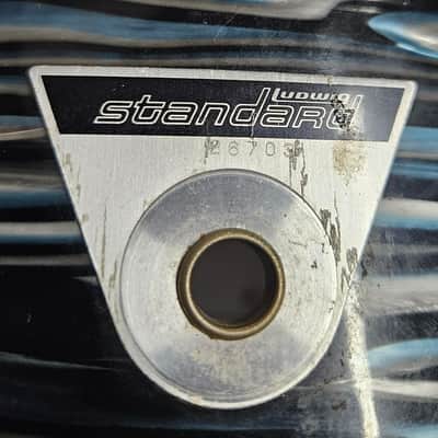 Ludwig  Standard Series Shell Kit 13-16-22-14 Snare Late 1960s-Early 1970s - Blue Strata image 16