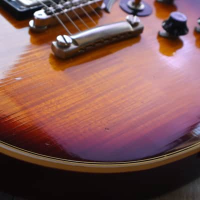 2019 Gibson Custom Les Paul Special Double Cut Figured Maple Top (Bourbon Burst) image 8