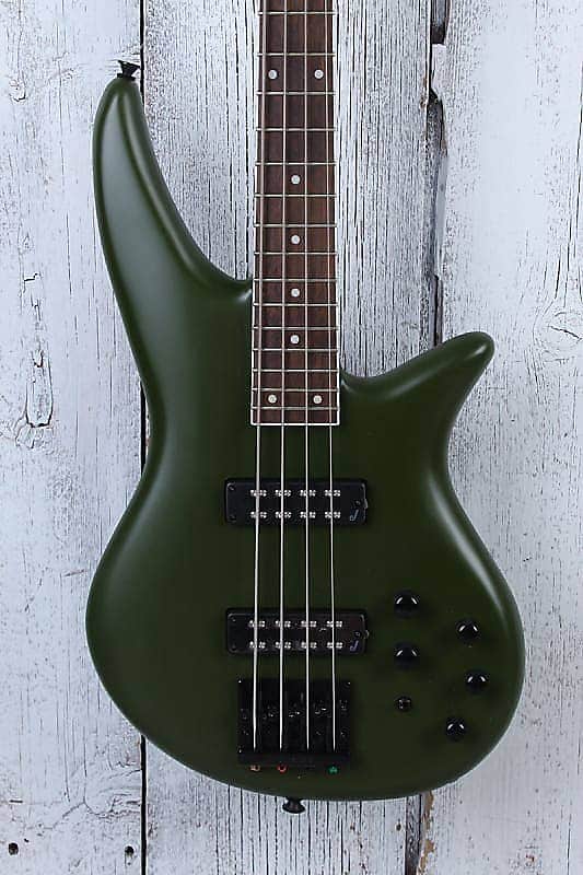 Jackson X Series Spectra Bass SBX IV Electric Bass Guitar Matte Army Drab image 1