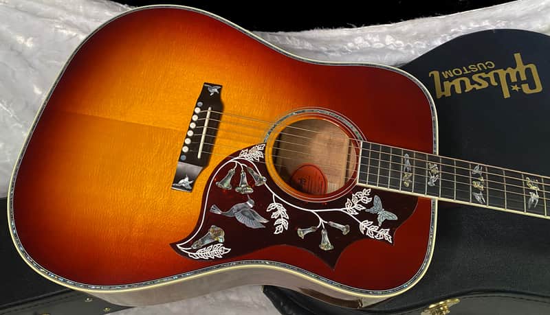 NEW! Gibson Hummingbird Custom Koa - Dealer Select - Autumnburst - Authorized Dealer - Custom Shop - 4.75 lbs - G07088 image 1