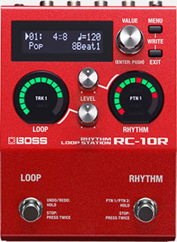 Boss RC-10R Rhythm Loop Station 2019 - Present - Red image 1