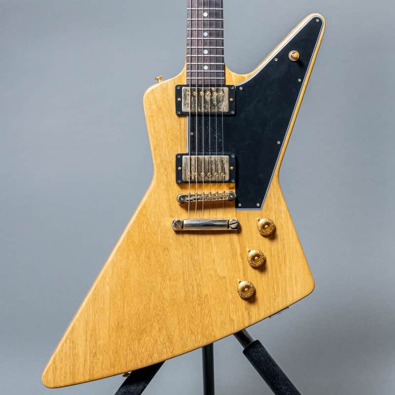 Gibson Custom 1958 Korina Explorer Reissue 2023, Natural