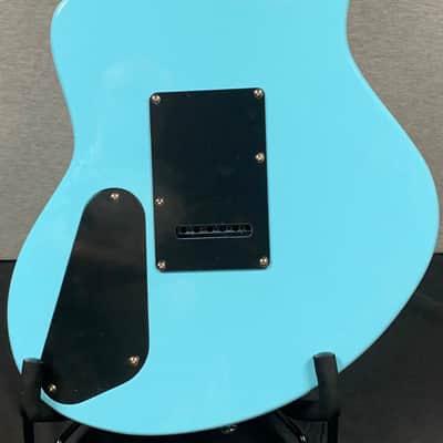 D'Angelico Premier Bedford SH Semi-Hollow - Sky Blue with Tremelo and Gig Bag image 7
