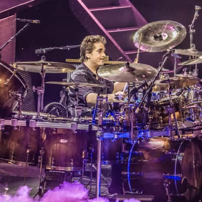 Todd Sucherman's Complete STYX 2013-2019 Drum Set, Pearl Masterworks/Sabian, EVERYTHING and MORE!! Autographed by all members of STYX! image 18