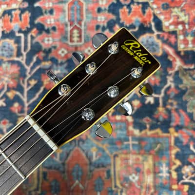 1976 Rider R-300 Dreadnaught Solid Top by Hayashi image 3