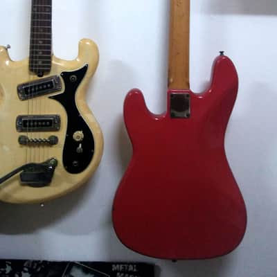 Vox Symphonic Bass made in ENGLAND 1960s Red image 5