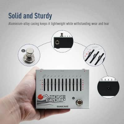 SONICAKE Tone Group 10-Band EQ Equalizer Guitar Bass Effects Pedal,price include the import duty for US buyer image 5