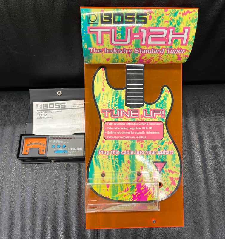 Boss TU-12 Tuner & Vintage Display 1980s-1990s - Gray image 1