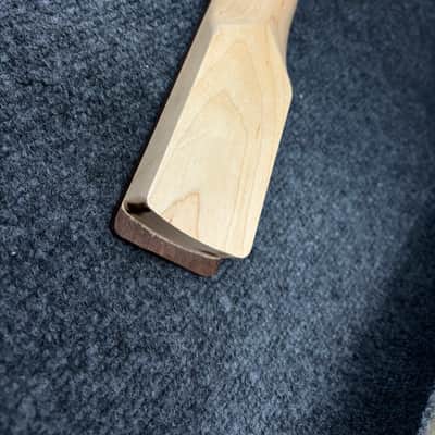Electric bass guitar neck/T 20250205 (21frets  ) maple/Purple core wood image 9