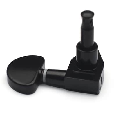 3L3R Guitar tuner pegs,Straight Sealed-gear Guitar Sealed Fan-shaped Tuning Pegs Tuner Machine Heads for Acoustic Electric Guitar Guitar Parts (Black) image 7
