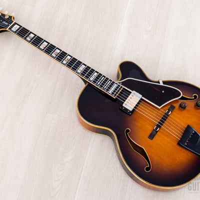1983 Ibanez JP20 Joe Pass Signature Archtop Electric Guitar Sunburst w/ Super 58 & Case, Japan Fujigen image 14