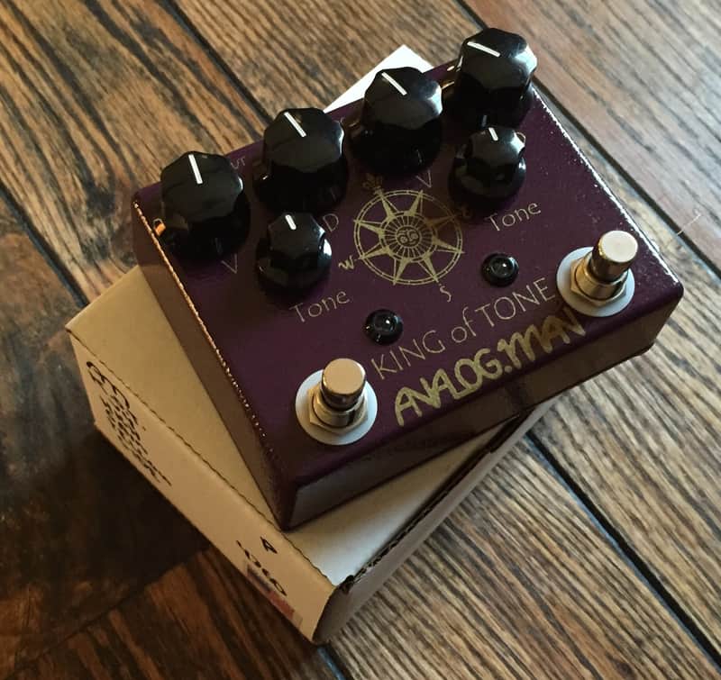 Analogman King of Tone V4 with Yellow Side High Gain Option image 1