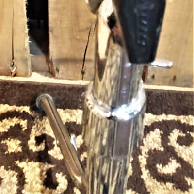 Ludwig vintage Atlas Snare stand Blue Olive era image 3