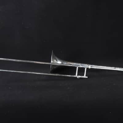 King 606 Student Model Tenor Trombone 2010s - Clear-Lacquered Brass image 11