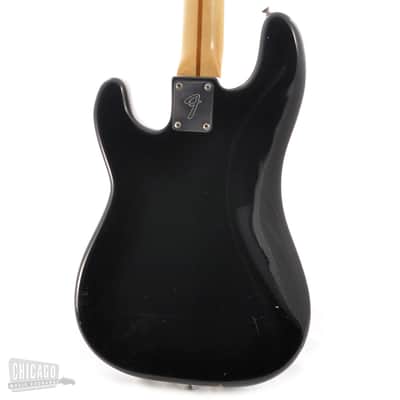 Fender Precision Bass Black Maple Fretboard 1982 image 3