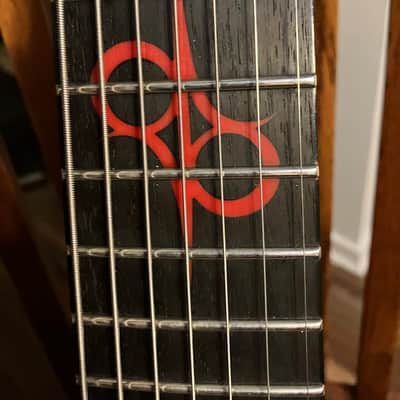 Solar Guitars A2.7CANIBALISMO+ 2024 - BLOOD RED OPEN PORE W BLOOD SPLATTER image 3