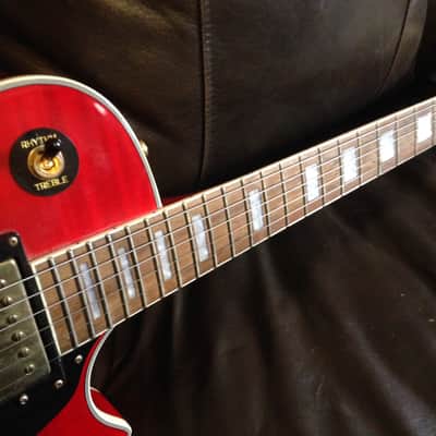 Epiphone Les Paul Custom Electric Guitar Cherry Sunburst image 5