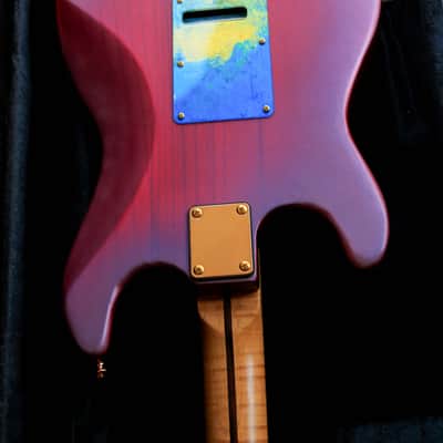 Build to Order GB Liuteria Traditional Red hi-gloss and multicolor resin image 4
