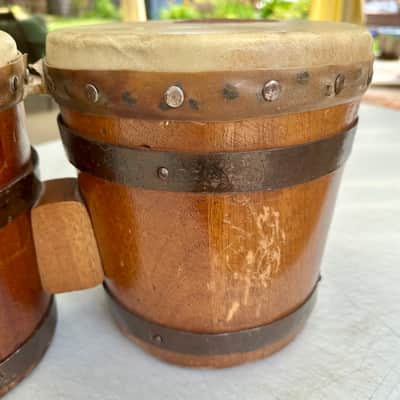 Handcrafted Changüi bongo drums vintage Cuban 1920-50 image 9