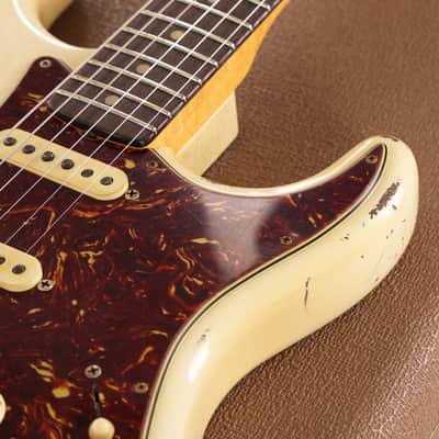 Fender Custom Shop 1960s Stratocaster Aged Olympic White Masterbuilt Jason Smith image 10