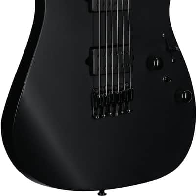 Ibanez RGRTB621 Iron Label Electric Guitar, Black Flat image 8