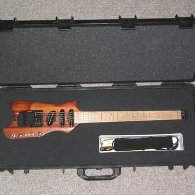 Harrower Tele/Strat 1999 Natural Wood, Old Growth Honduras Mahoghany, American Cherry, Phillipine Ma image 1