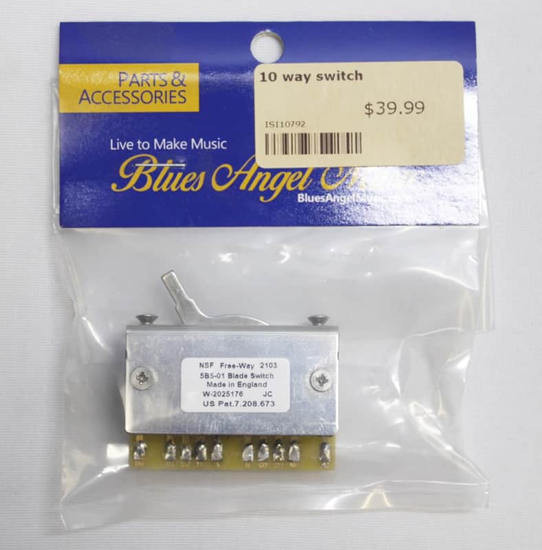 Free-way 10 Way Blade Switch - Fits Strat Stratocaster image 1