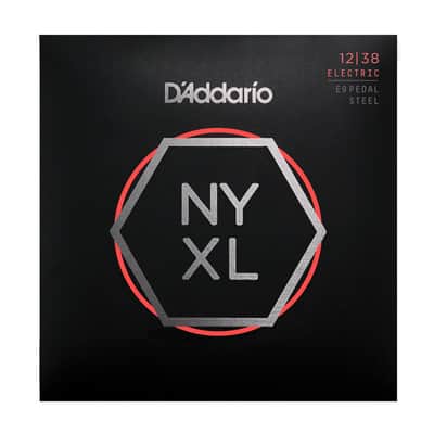 D'Addario NYXL1238PS Nickel Wound, Pedal Steel Strings, Custom Medium, 12-38 image 1